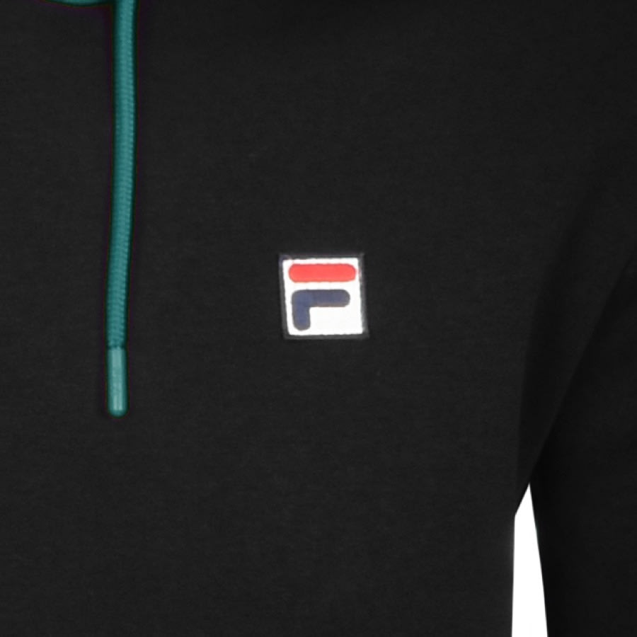 Alternative Image for ProductFila Vintage Hurley Contrast Hoodie Black3